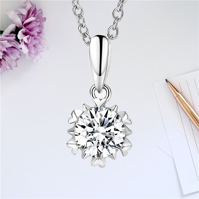 Silver solitaire jewelry