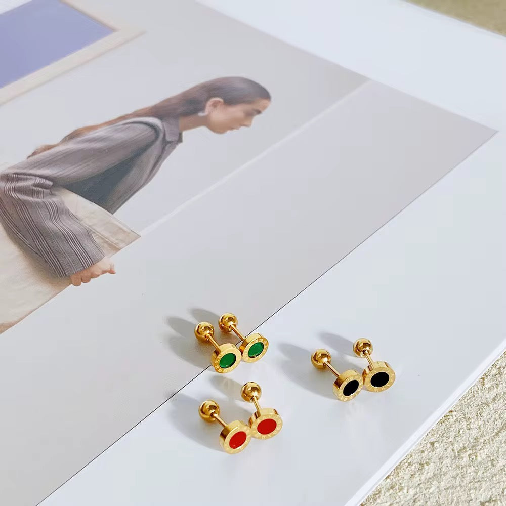 Roman round Earring