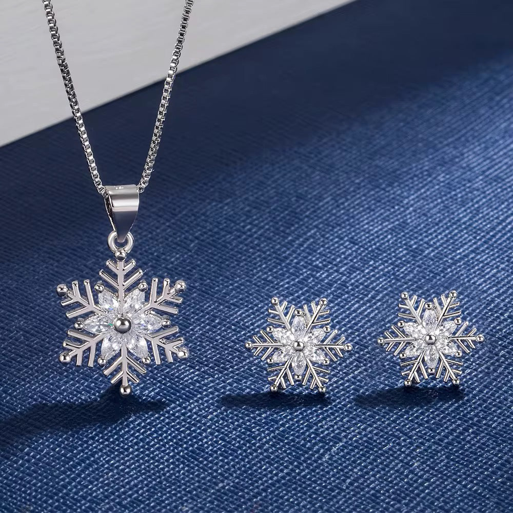 Snowflake jewelry set