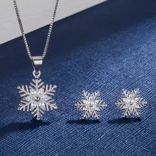 Snowflake jewelry set