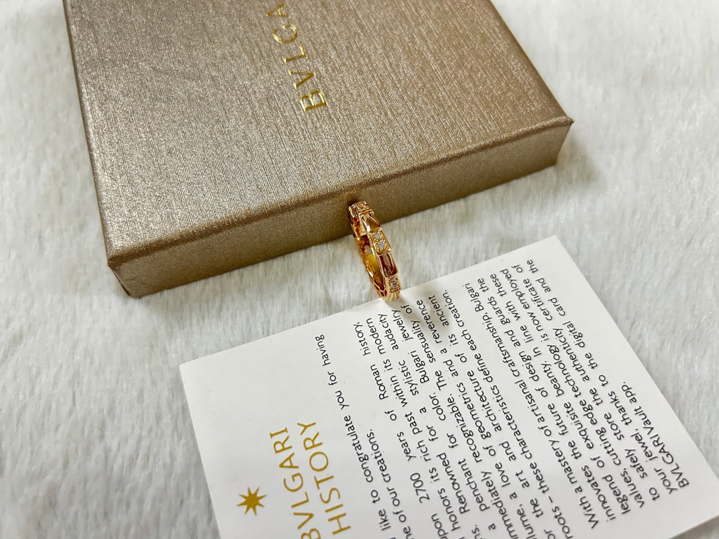 Trendy Rose gold Ring