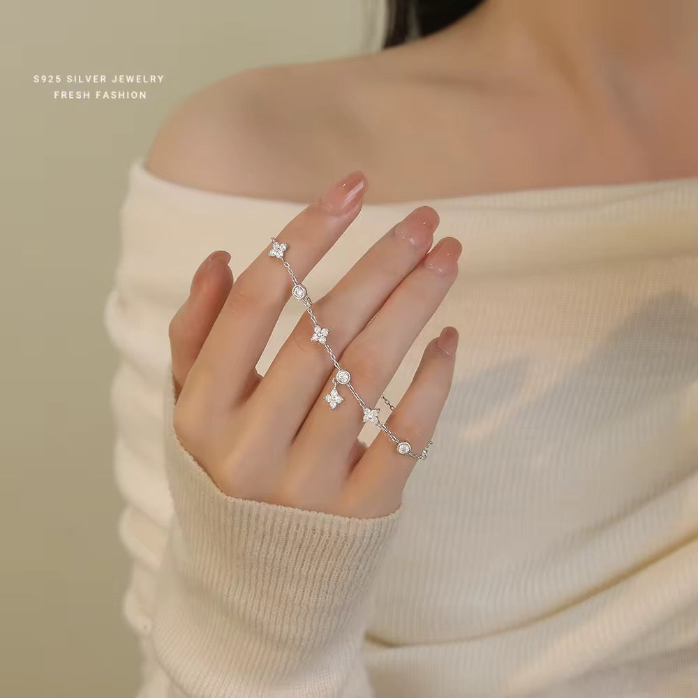 S925 Clover Bracelet