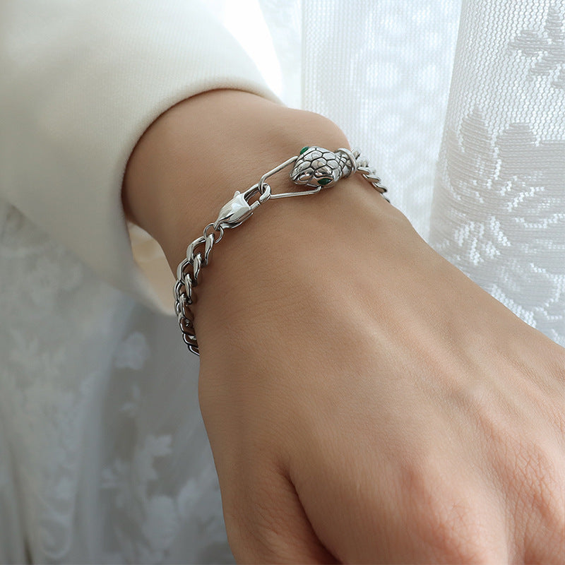 Stylish snake charm Bracelet