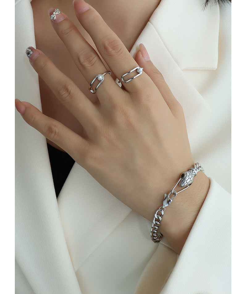 Stylish snake charm Bracelet