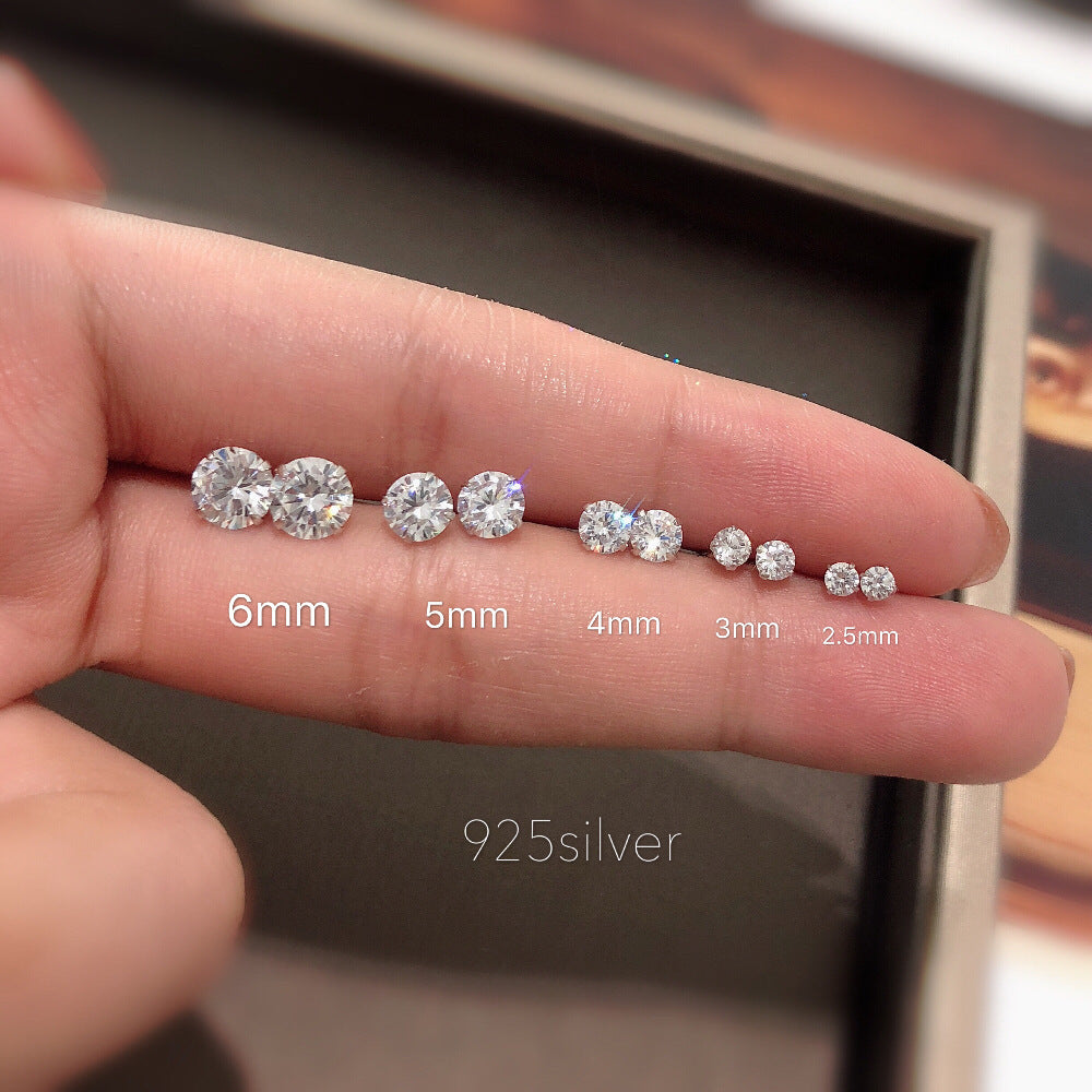 Silver 925 stud Earrings