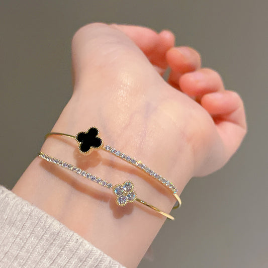 Double layer clover Bracelet