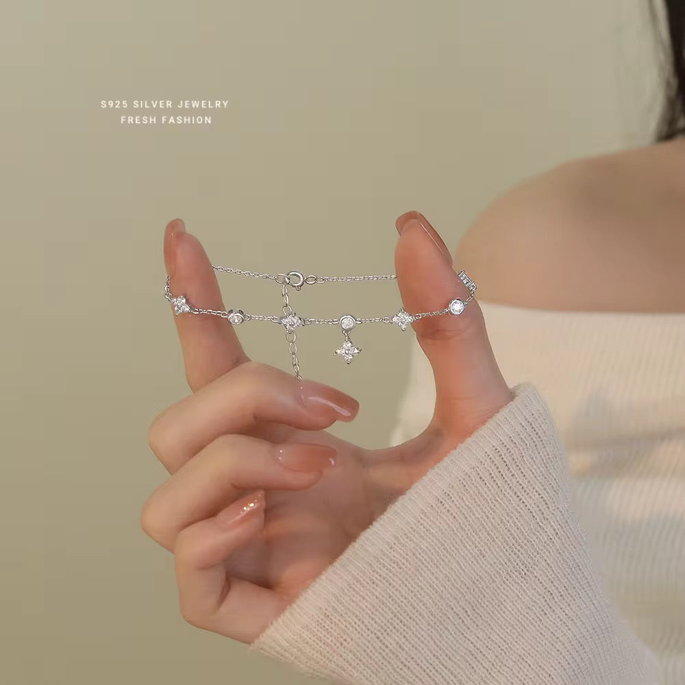 S925 Clover Bracelet