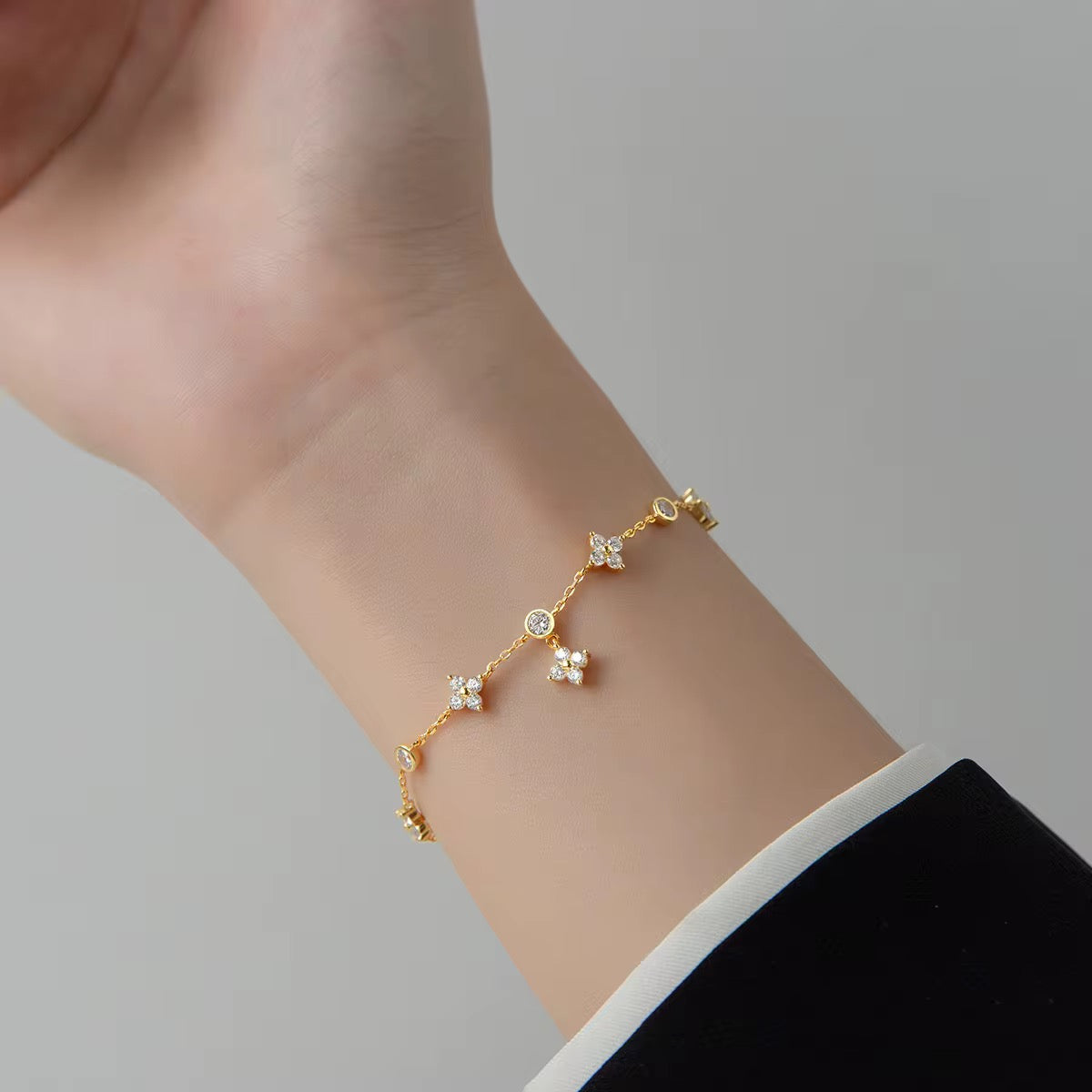 S925 Clover Bracelet