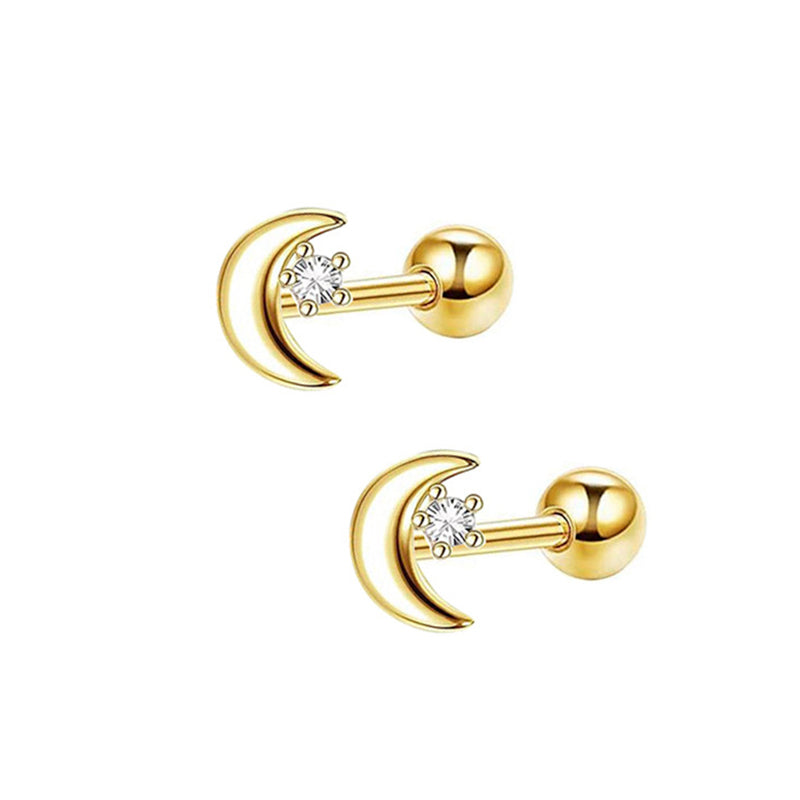 Half moon star Earring