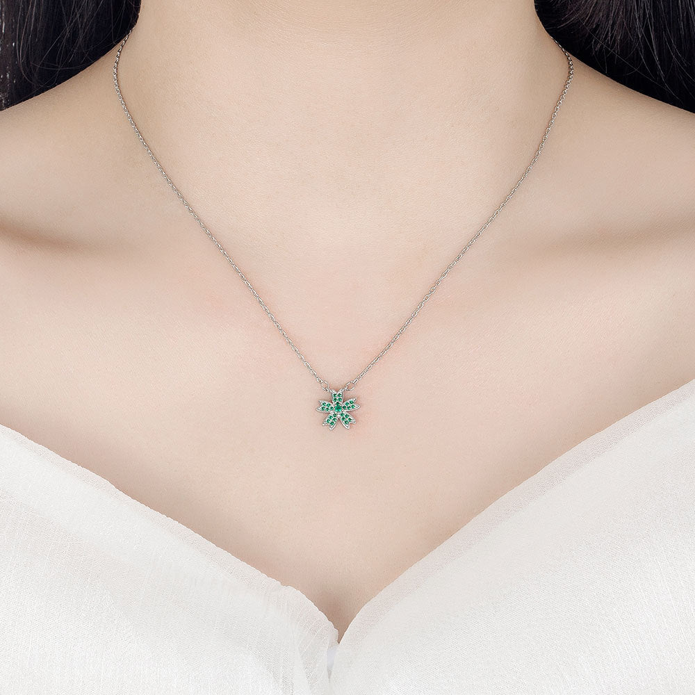 Green Silver zircon set