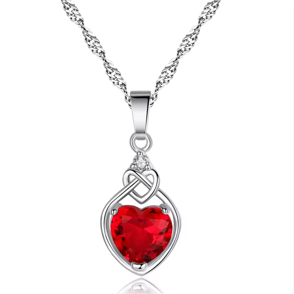 Red Heart jewelry set