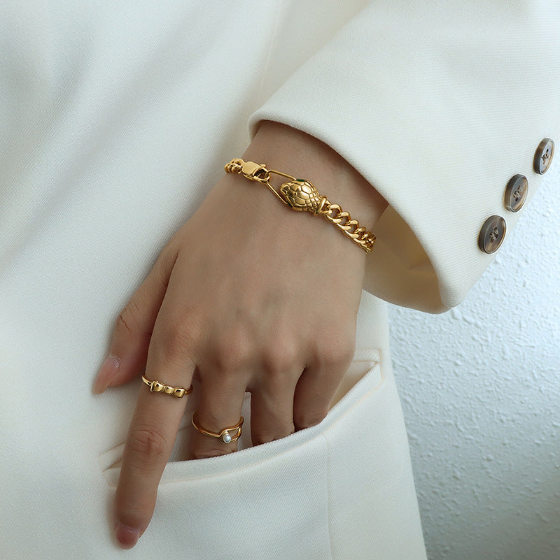 Stylish snake charm Bracelet