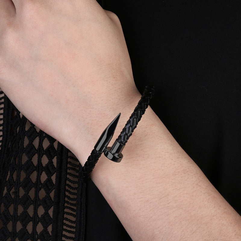Nail leather Bracelet