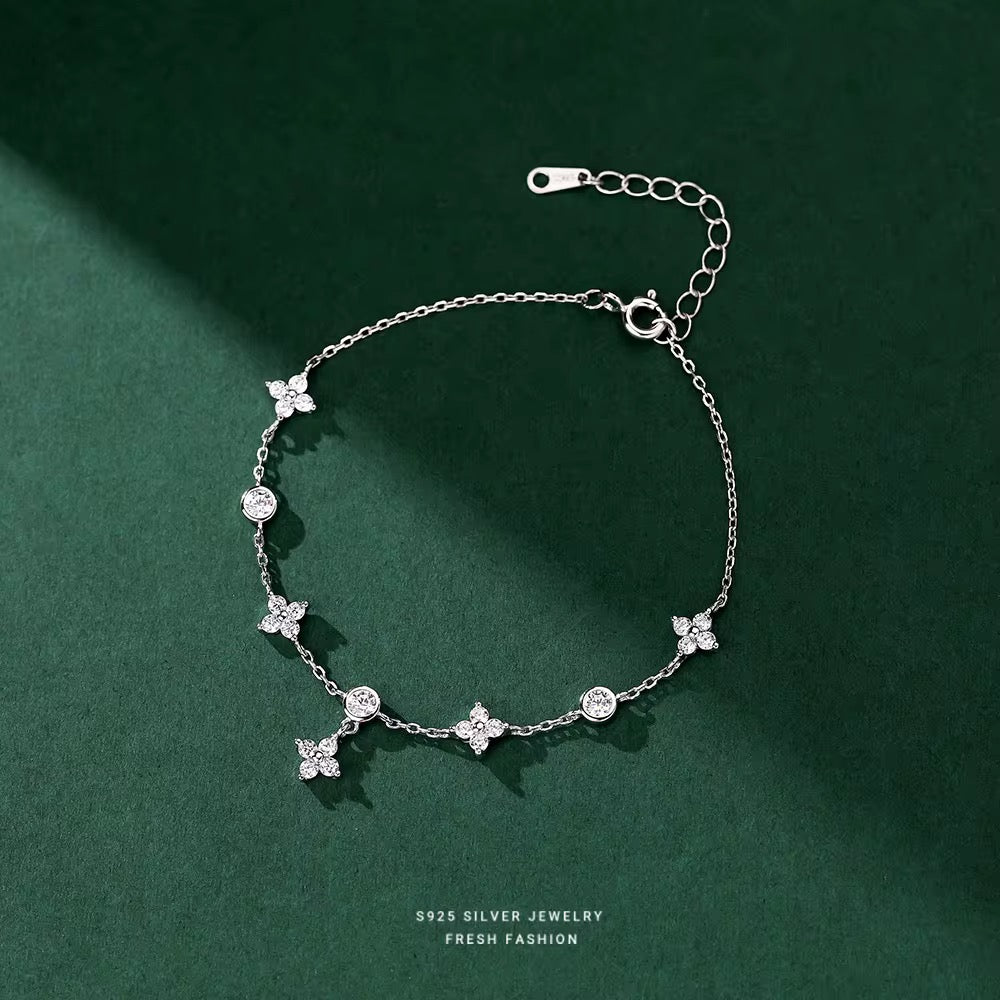S925 Clover Bracelet