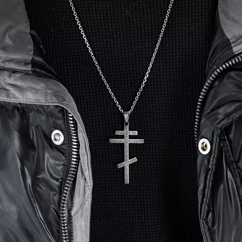 Titanium cross Necklace