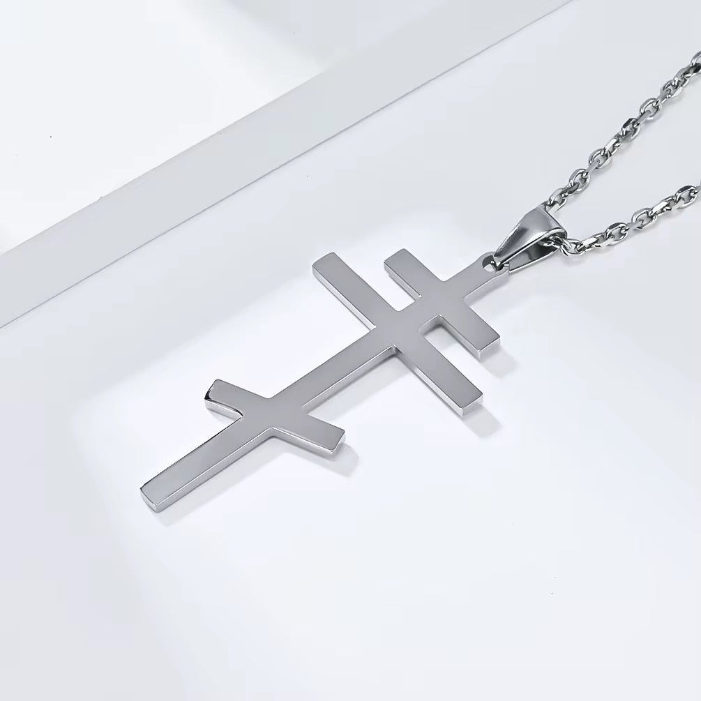Titanium cross Necklace
