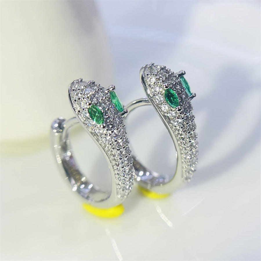 CZ Huggie Earrings